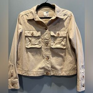SO Women's Utility Jacket in Beige